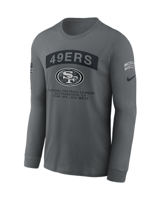 San Francisco 49ers Salute to Service Men's Nike NFL Long-Sleeve T